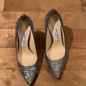 Jimmy choo sparkly romy heel